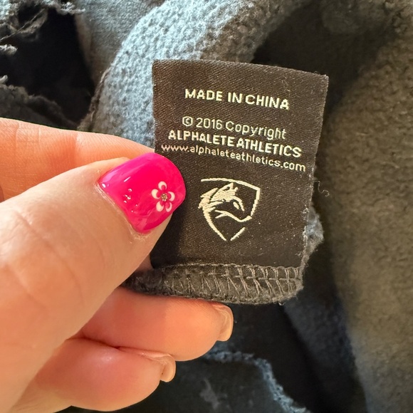 Alphalete Camo Cropped Hoodie Sweatshirt 45231 - Picture 11 of 12